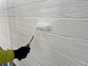 仙台市太白区 アパート外壁塗装 パーフェクトサーフ下塗り施工の様子③