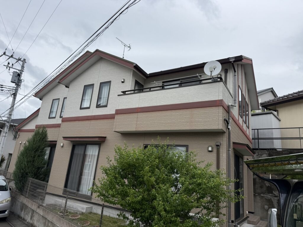 【塩釜市】外壁・屋根塗装工事が始まりました！